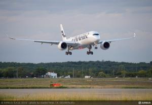 Finnair A350 XWB 1st Test Flight- Landing